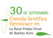 30 de Septiembre Comida Germinare en la Sociedad Rural